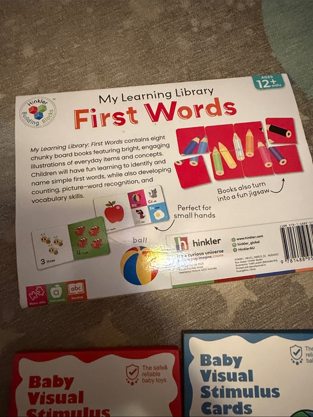 First Words & Baby Visual Stimulus Cards Set - Multicolor - Picture 3 of 6